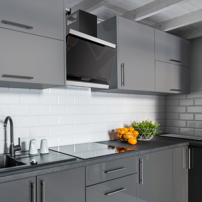 Sloping cooker hood discount